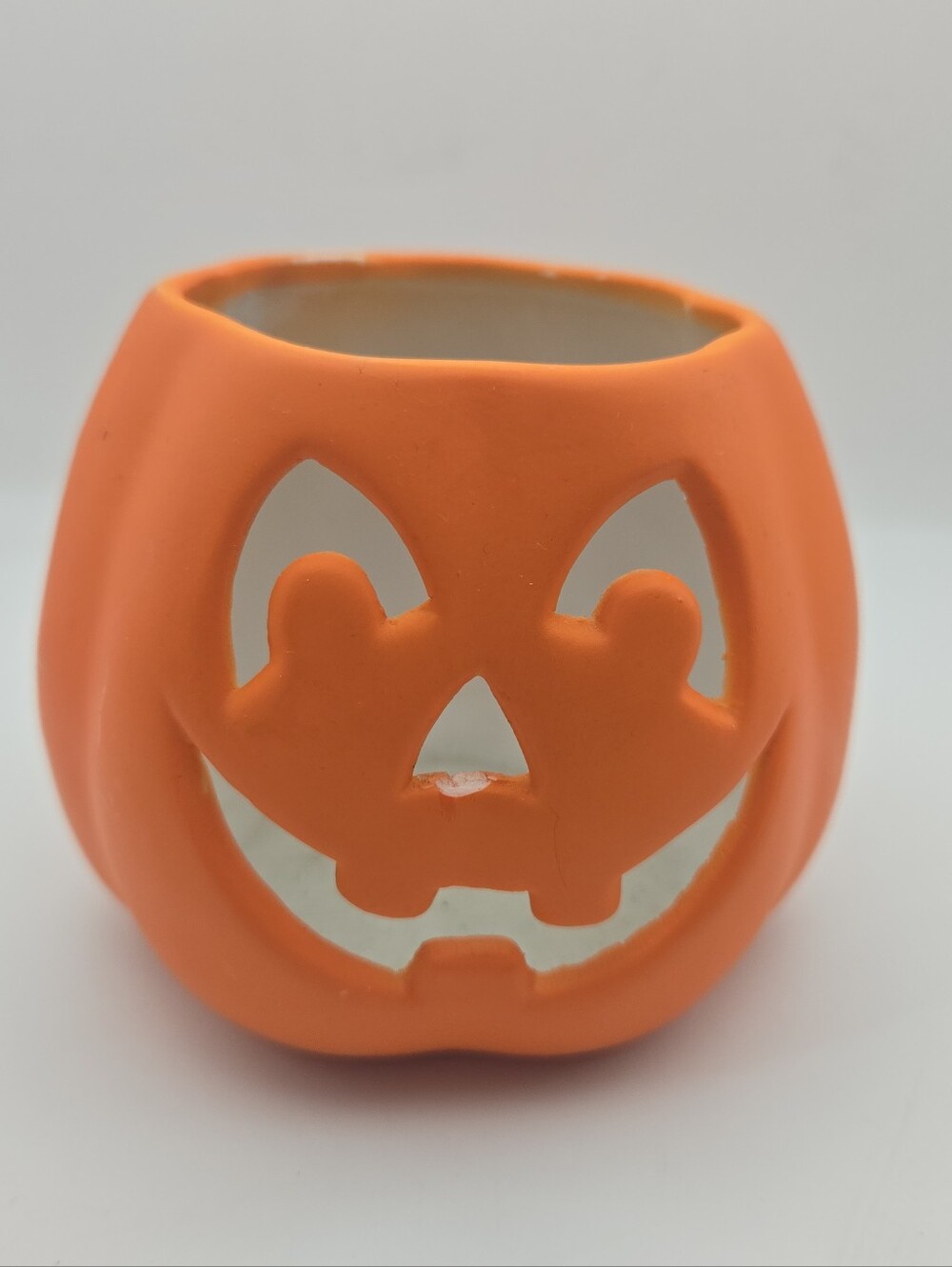 Hallmark Jack O'Lantern Pumpkin Votive Candle Holder